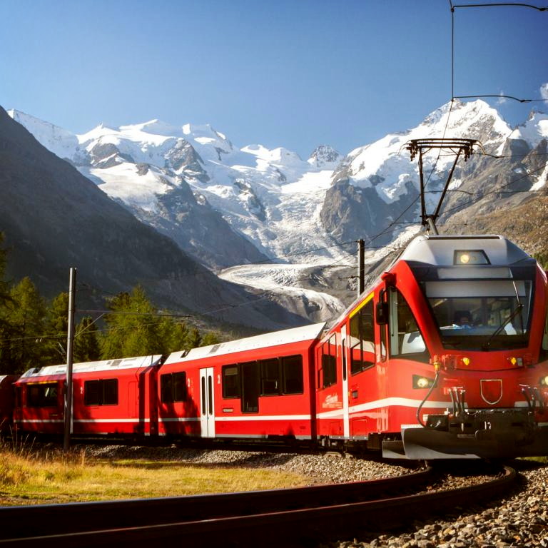 Titelbild für Bernina & Galcier Express